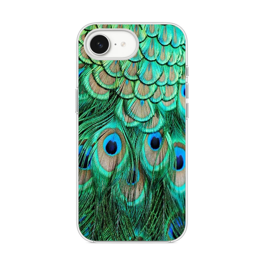 Peacock Feather iPhone 16e Case