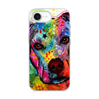 Pitbull Love Painting iPhone 16e Case