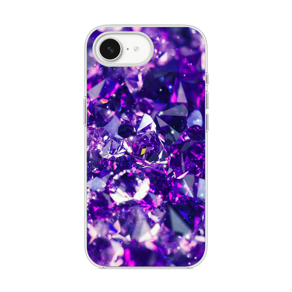 Purple Crystal iPhone 16e Case