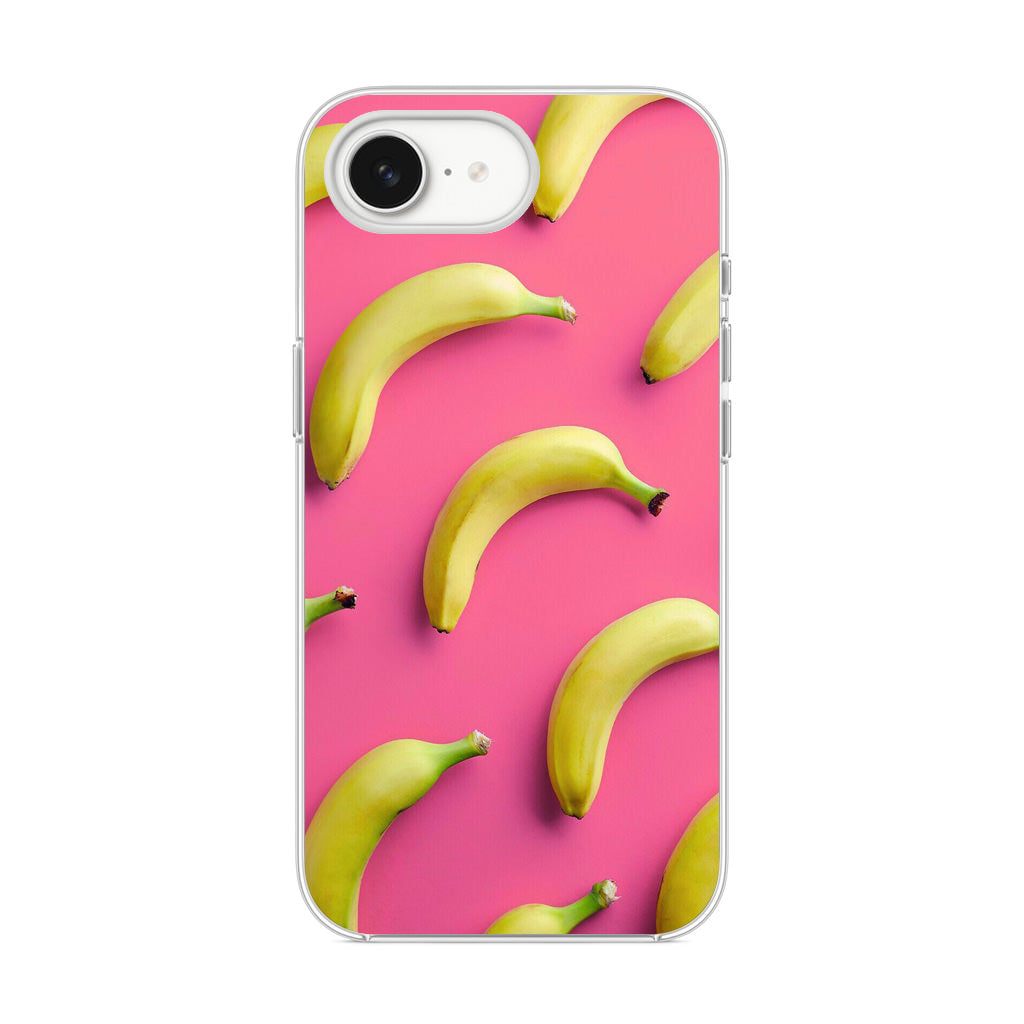 Real Bananas Fruit Pattern iPhone 16e Case