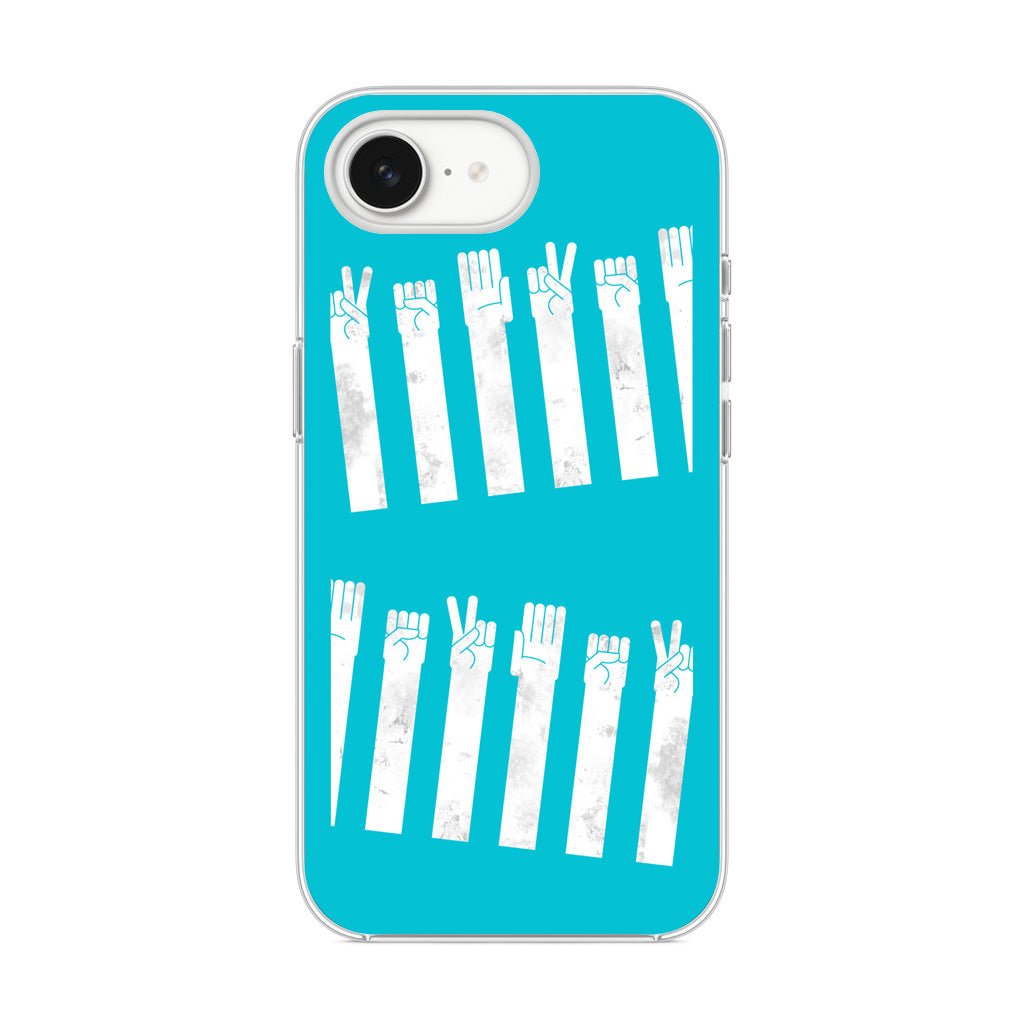 Rock–paper–scissors Zebra Crossing iPhone 16e Case