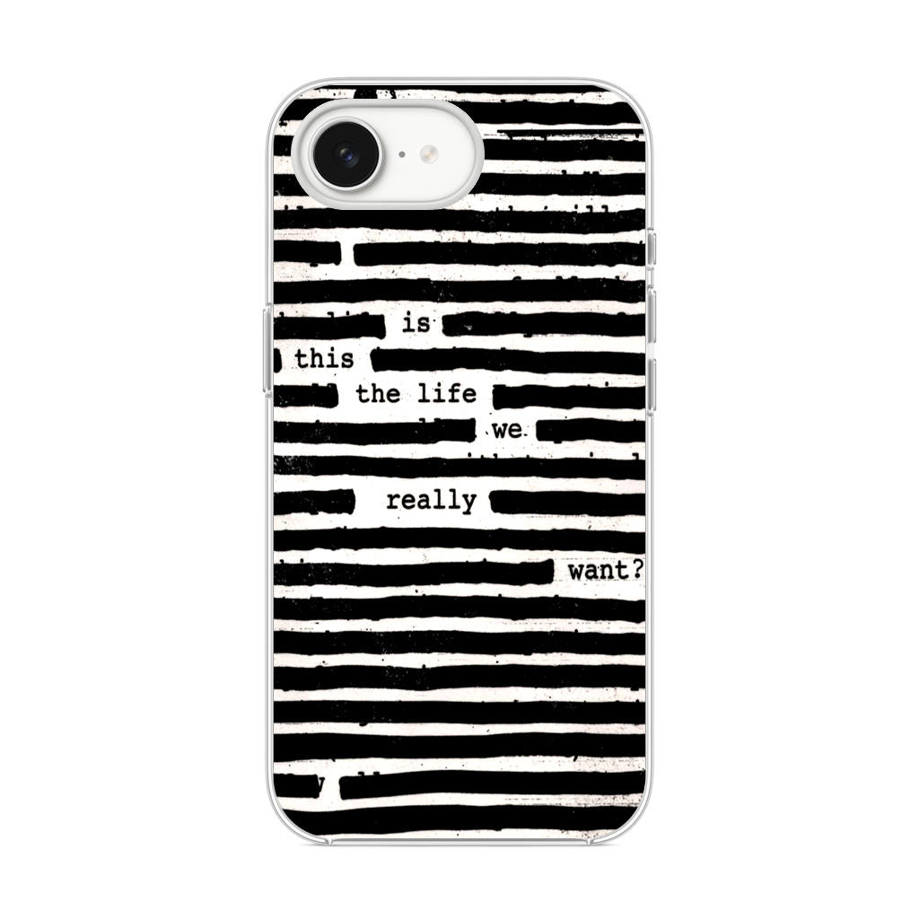 Roger Waters Is This the Life We Really Want iPhone 16e Case