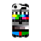 Scheme Pause TV Colorful Mesh iPhone 16e Case