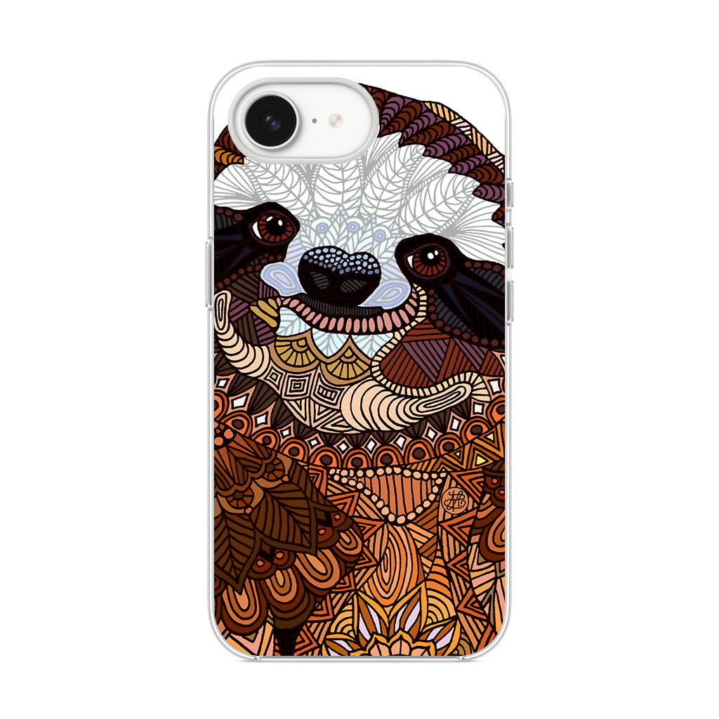 Sloth Ethnic Pattern iPhone 16e Case
