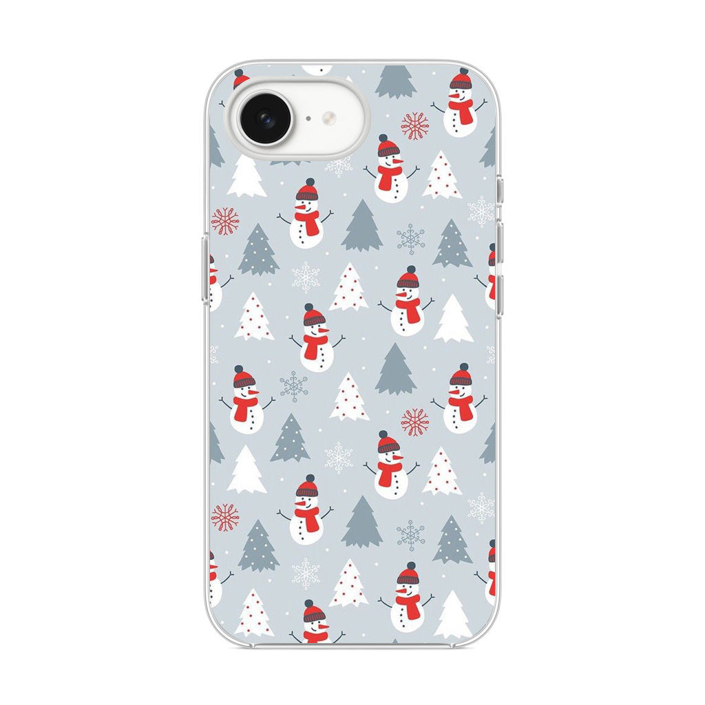 Snowmans Pattern iPhone 16e Case
