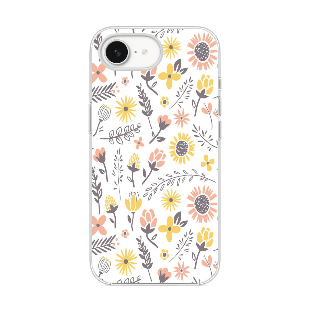 Spring Things Pattern iPhone 16e Case