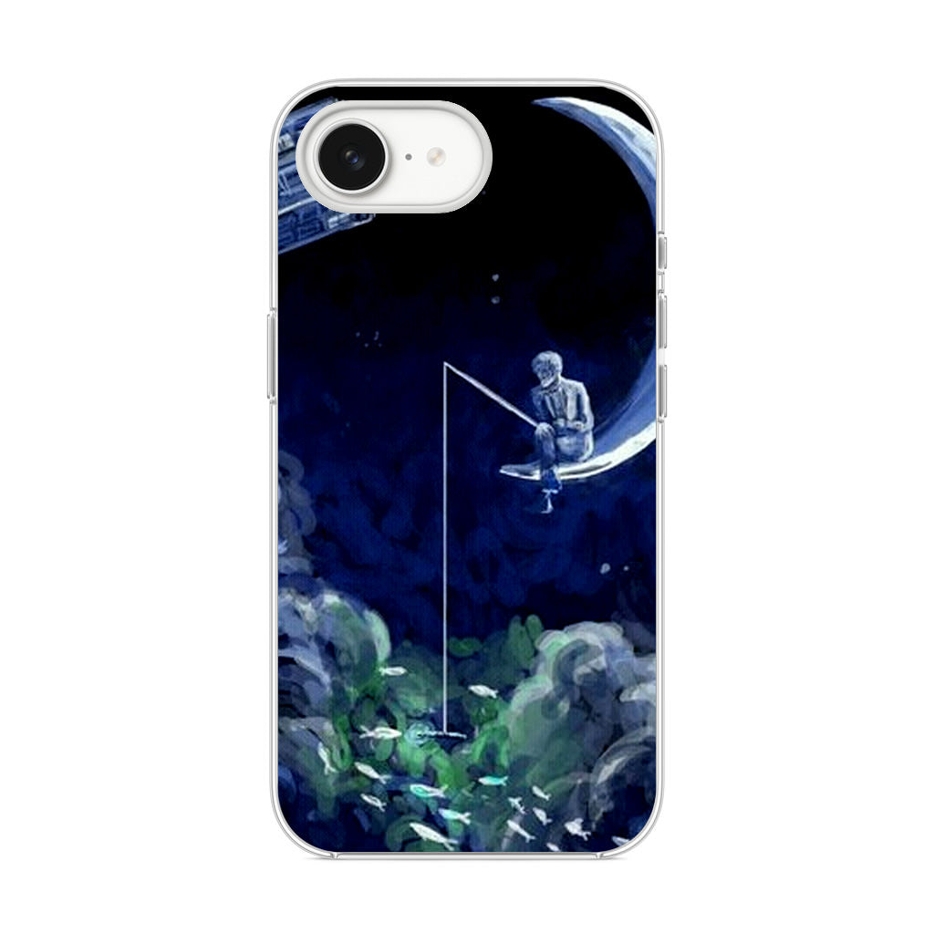 Tardis Walking To The Moon iPhone 16e Case