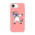 Unicorn Dabbing Pink iPhone 16e Case