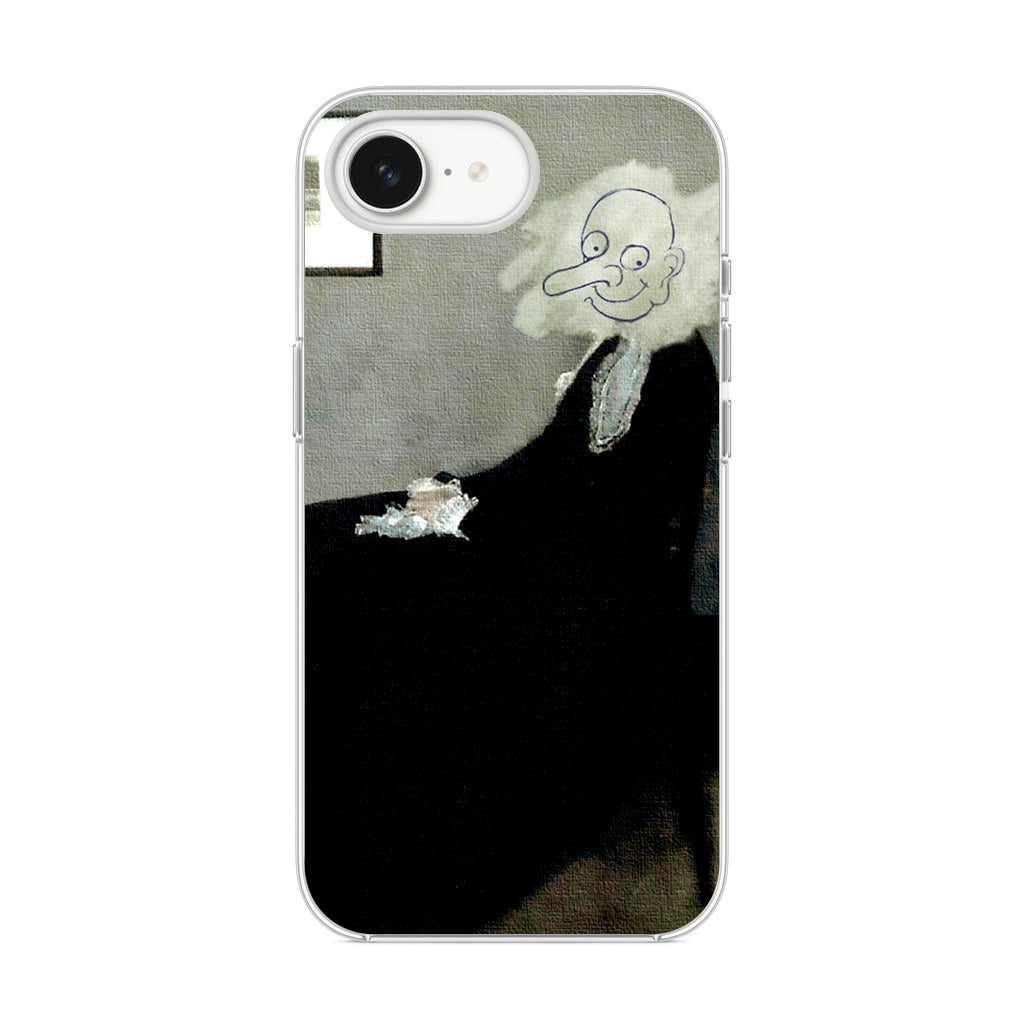 Whistler's Mother by Mr. Bean iPhone 16e Case