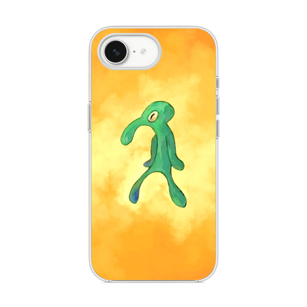 Bold and Brash Squidward Painting iPhone 16e Case