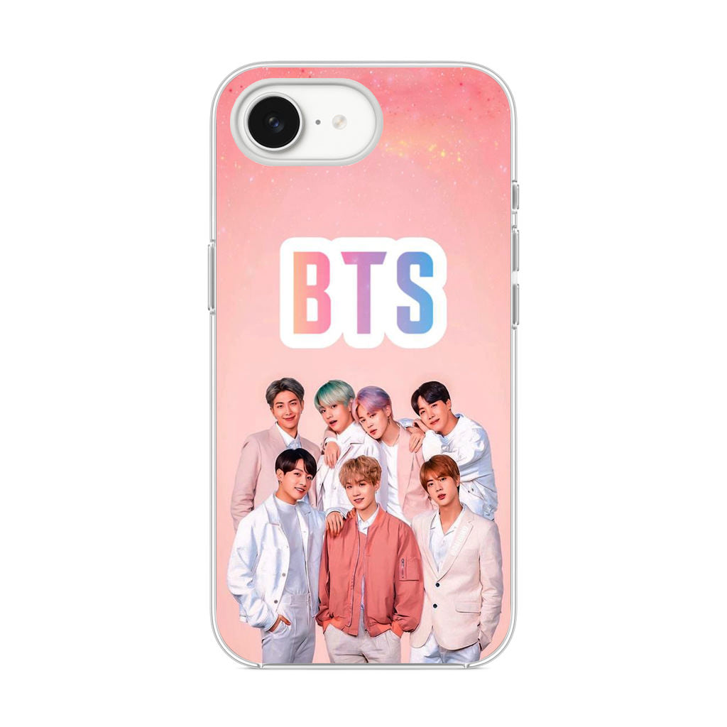 BTS Member in Pink iPhone 16e Case