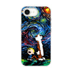 Calvin Art At Starry Night iPhone 16e Case