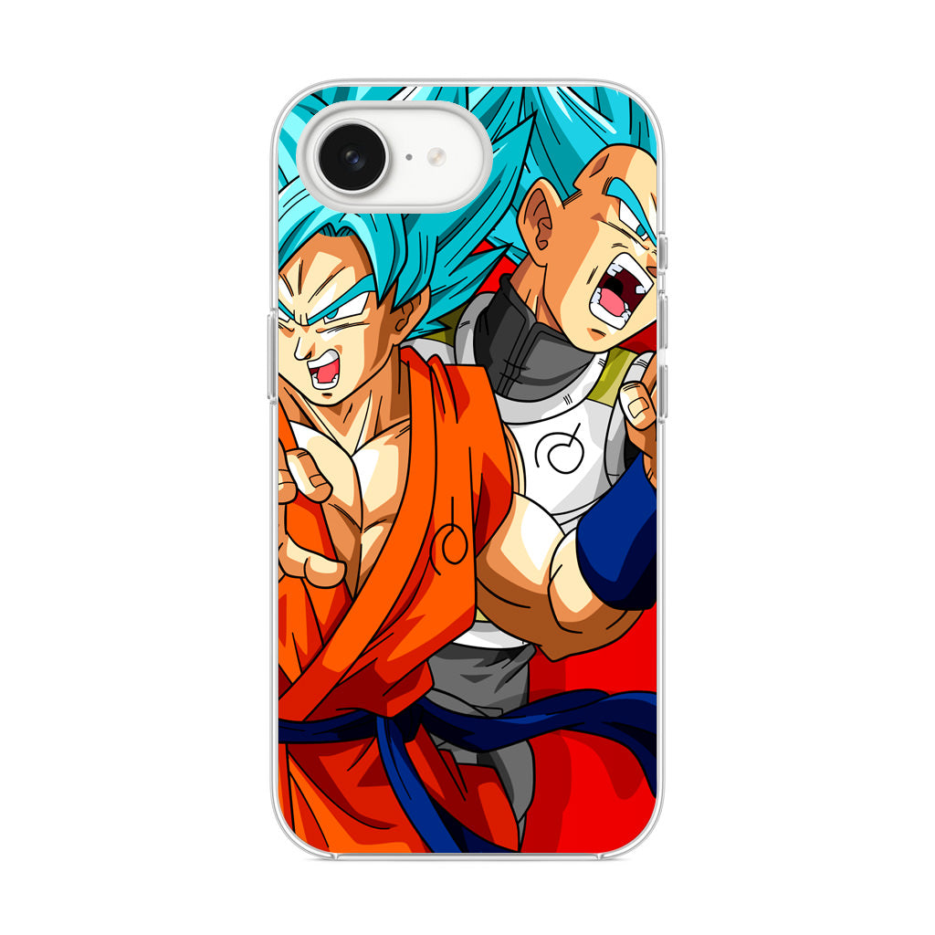 Dragon Ball Super SSGSS Goku And Vegeta iPhone 16e Case