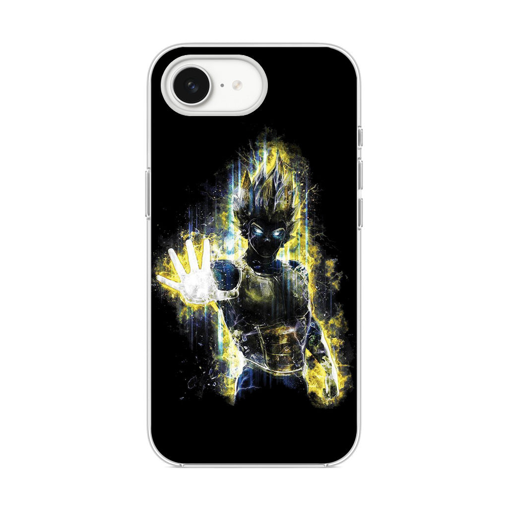 Dragon Ball Z Vegeta Bad Saiyan Prince iPhone 16e Case