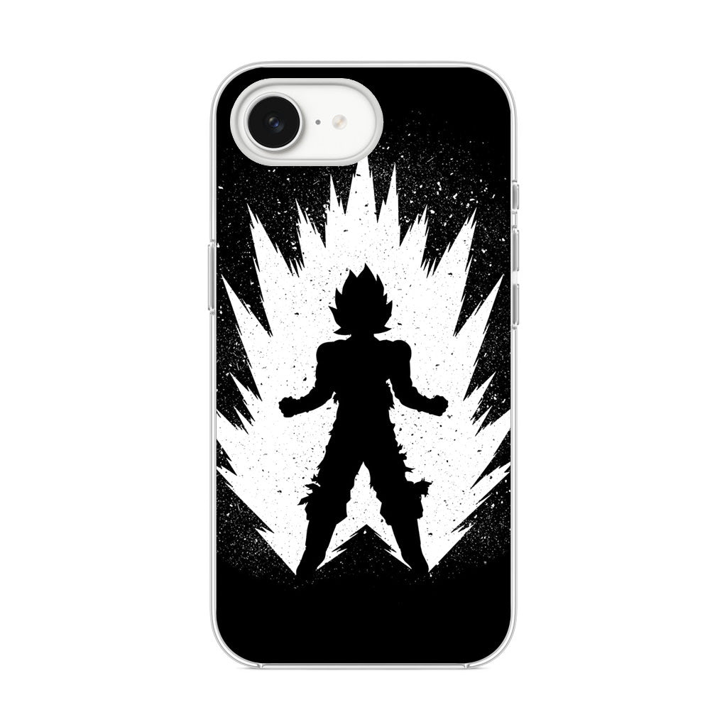 Goku Super Saiyan Black White iPhone 16e Case