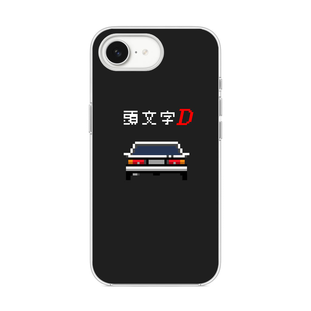 Initial D Pixel Art iPhone 16e Case