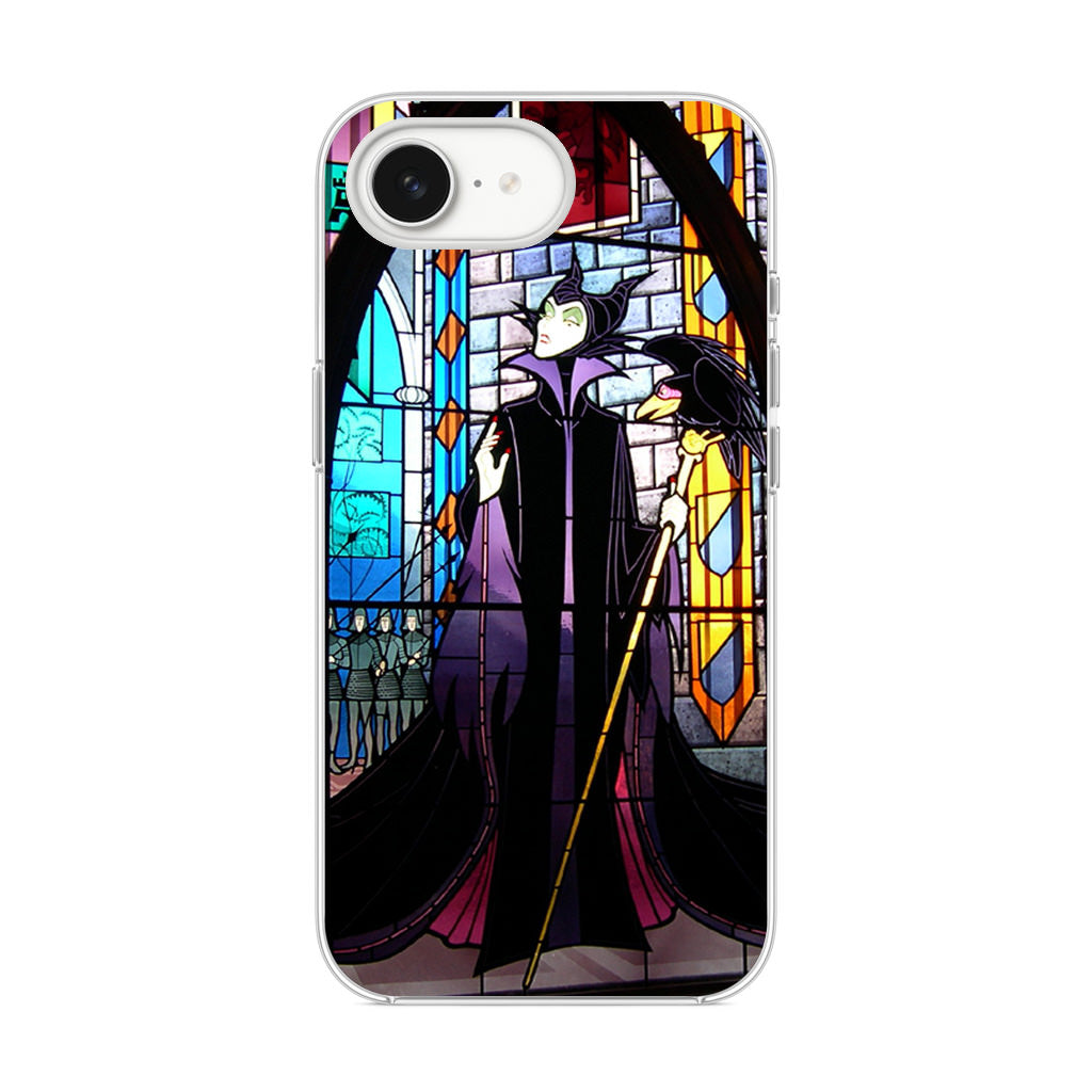 Maleficent Sleeping Beauty Glass Art iPhone 16e Case