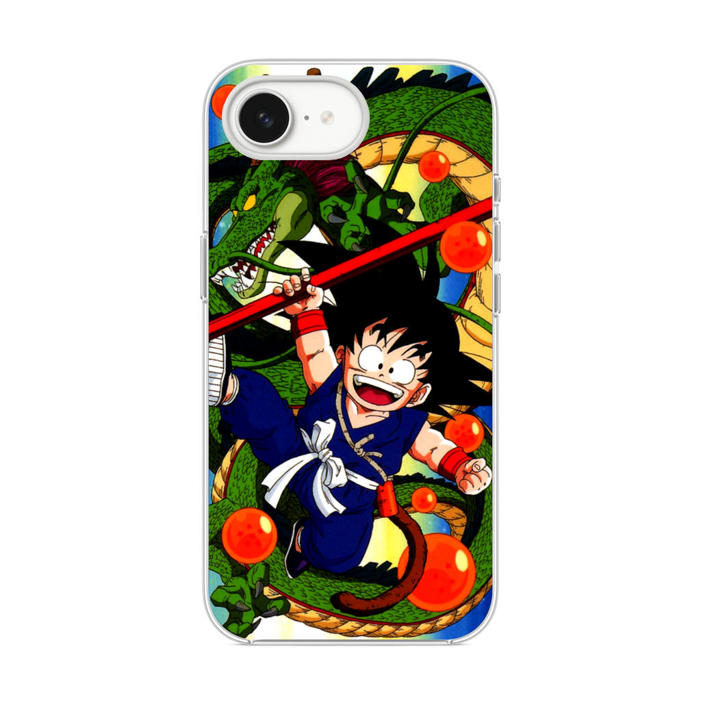 Shenlong And Little Goku Dragon Ball iPhone 16e Case