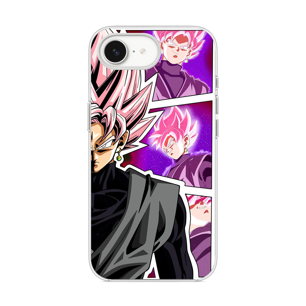 Super Goku Black Rose Collage iPhone 16e Case