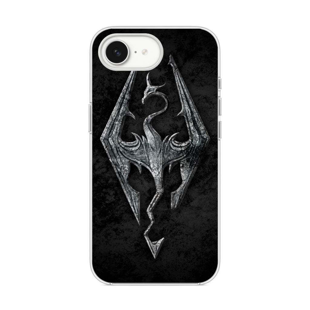 The Elder Scrolls V Skyrim Logo iPhone 17e Case