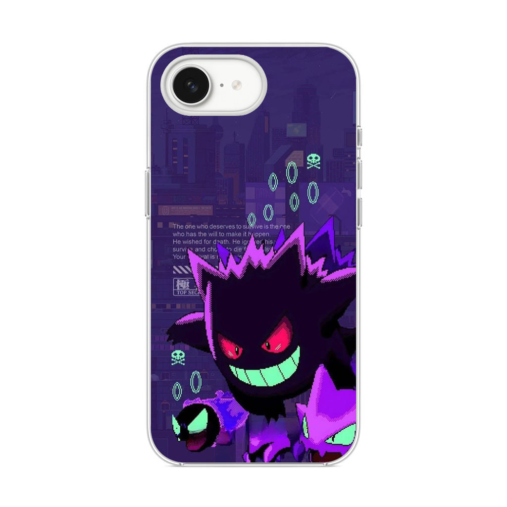 Gengar Pixel Art iPhone 17e Case