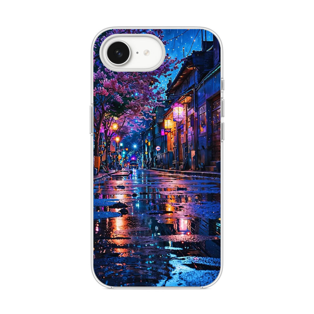 Midnight Sakura Glow iPhone 17e Case