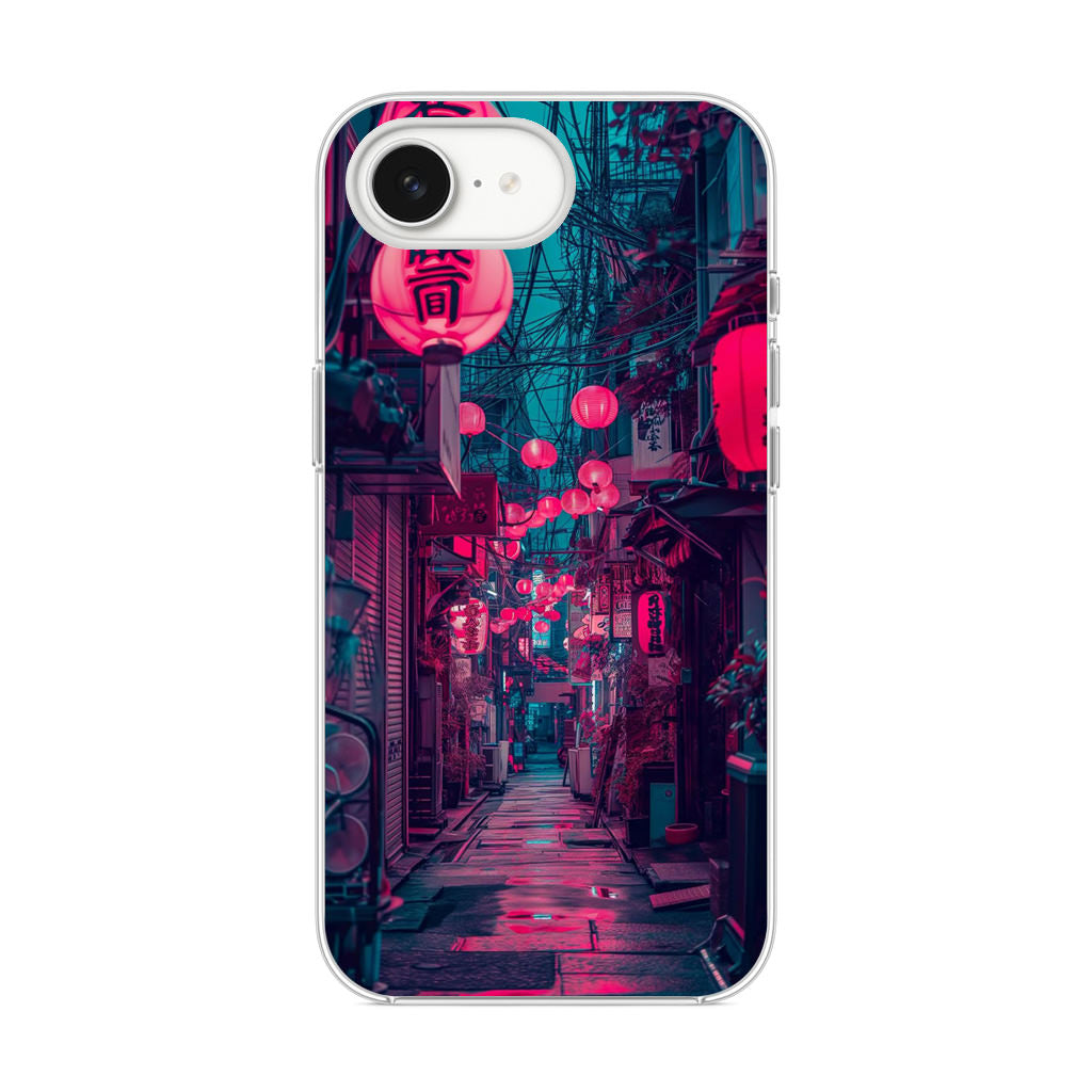 Neon Veins of the Night Market iPhone 17e Case