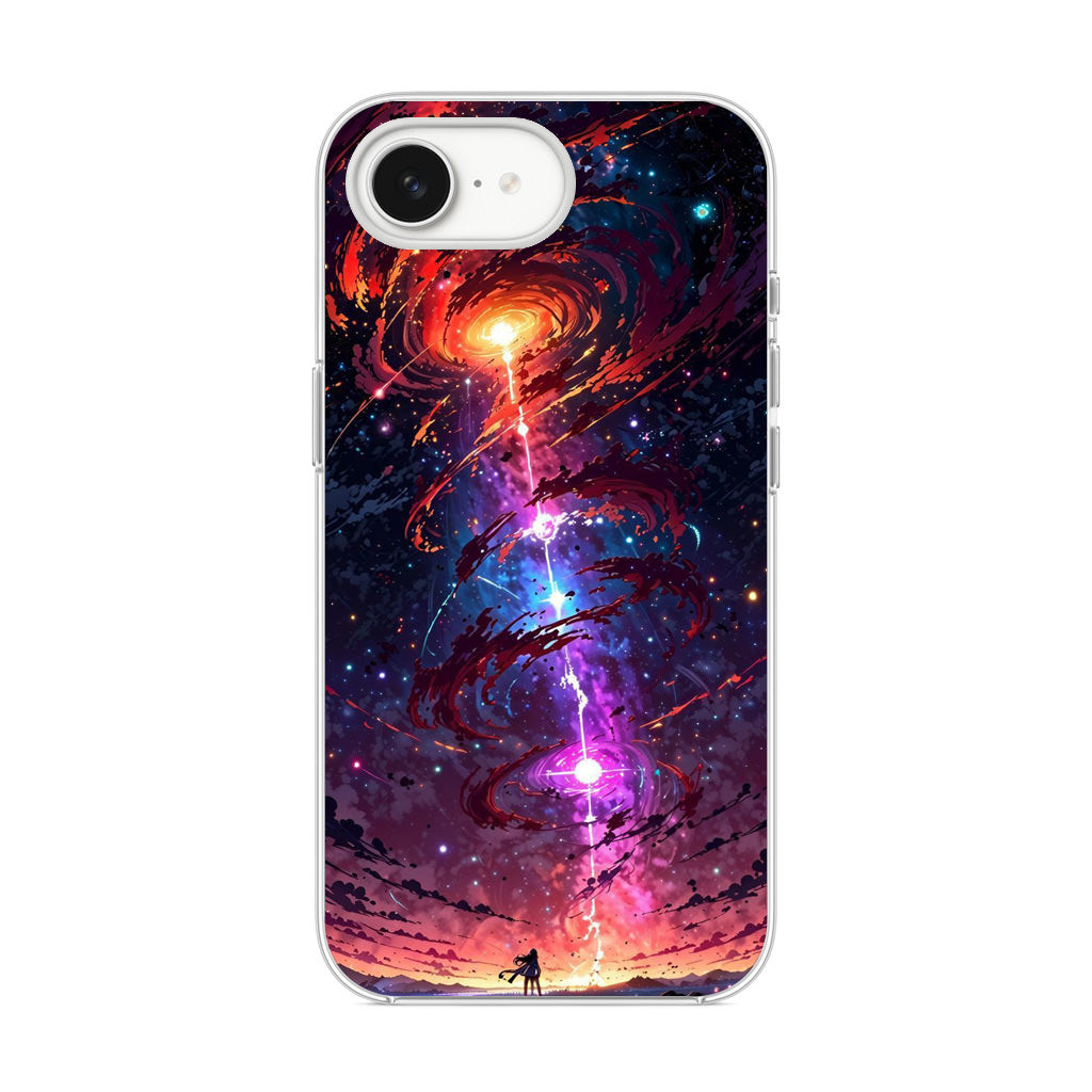 Stargazer at the Axis of Creation iPhone 17e Case
