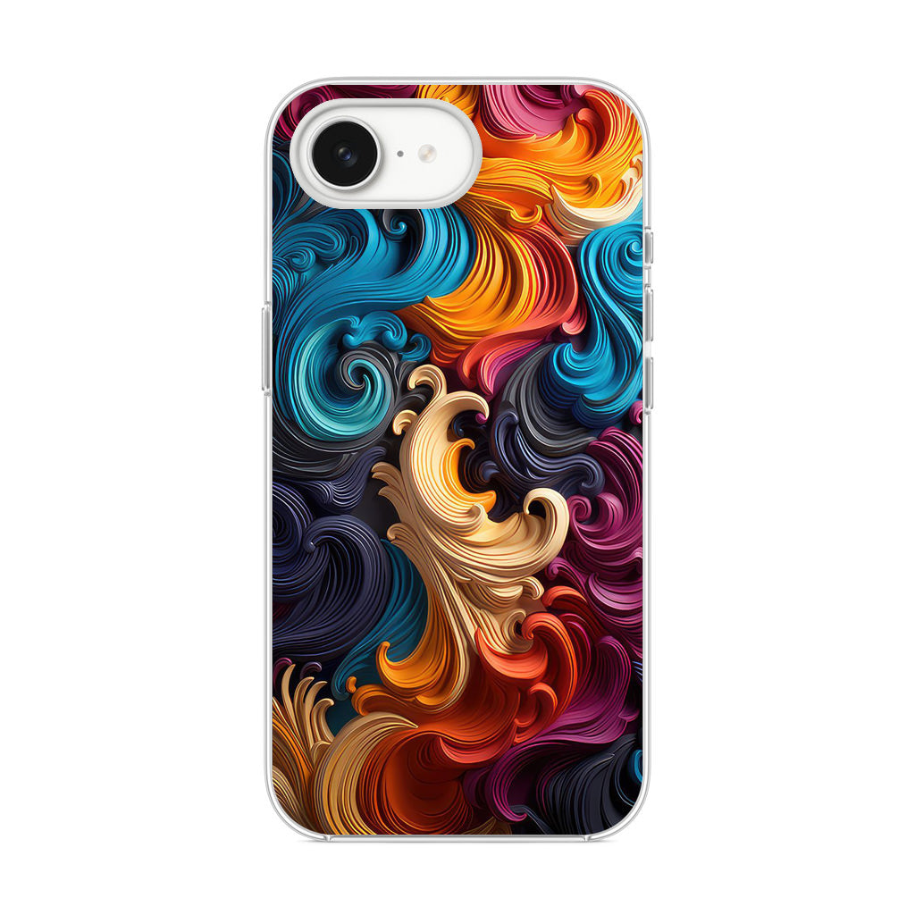 The Dance of Abstract Waves iPhone 17e Case