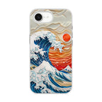 The Great Wave Off Paper Art iPhone 16e Case