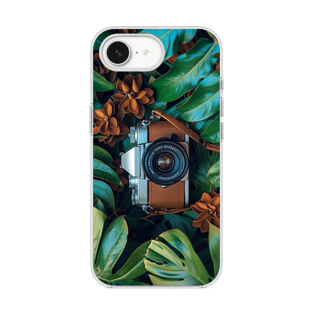 The Lens Between Leaves iPhone 17e Case