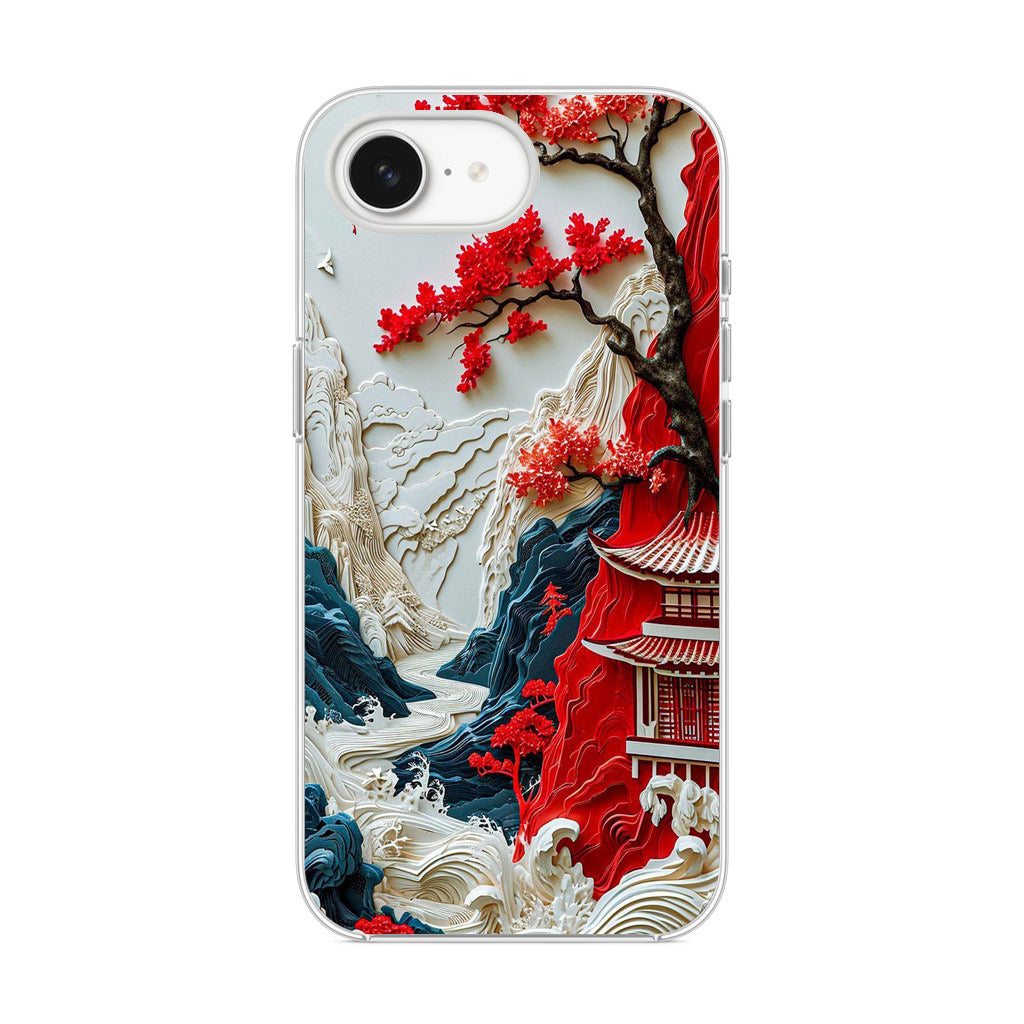 Geflüster der Crimson Zen iPhone 17e Hülle