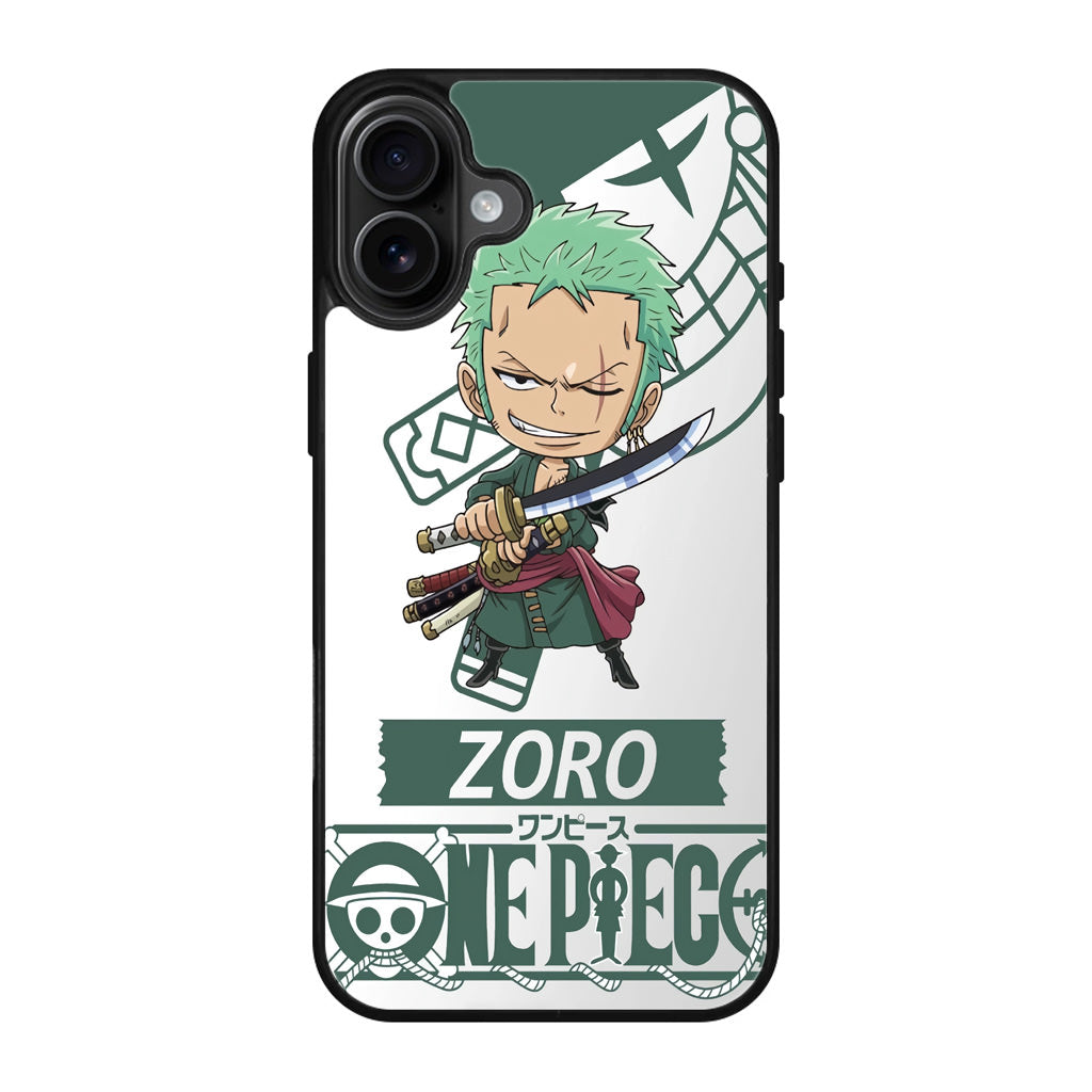 Chibi Zoro iPhone 17 Case