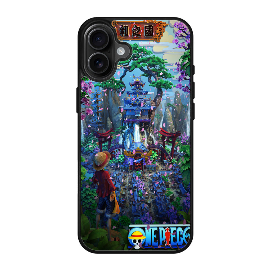 Flower Capital of Wano One Piece iPhone 17 Case