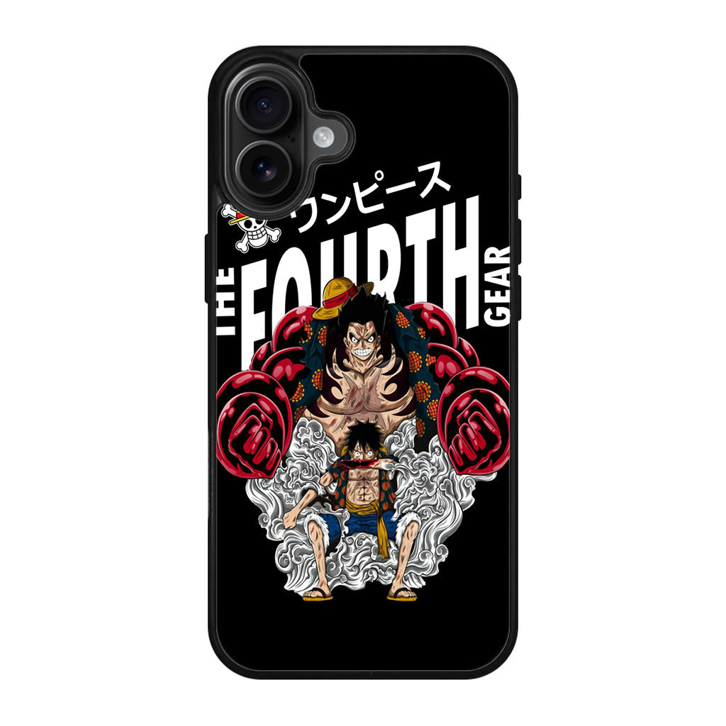 Luffy The Fourth Gear Black iPhone 17 Case