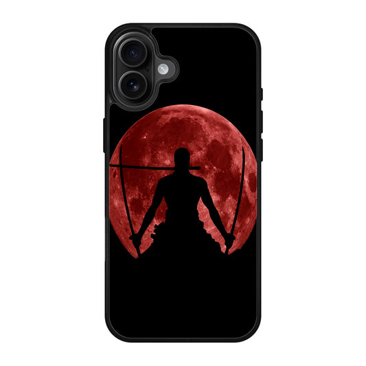 Silhouette Of Zoro In Santoryu Mode iPhone 17 Case