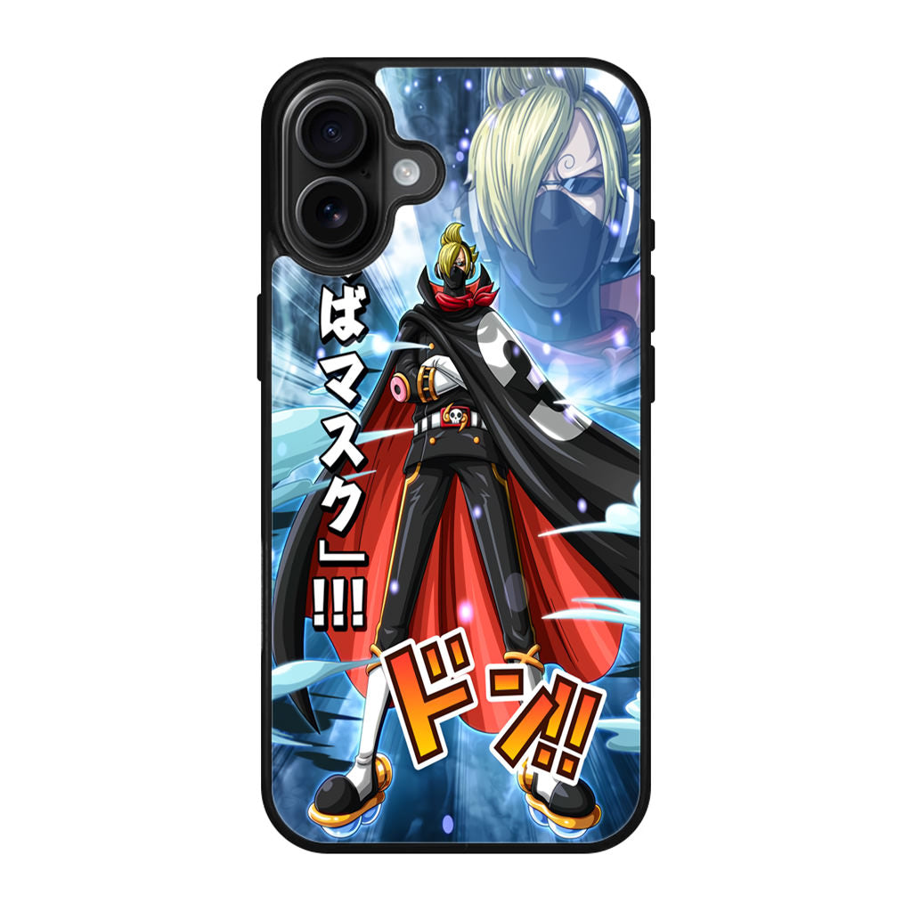 Stealth Black Sanji iPhone 17 Case