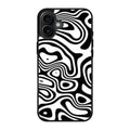 Abstract Black and White Background iPhone 17 Case