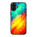 Abstract Multicolor Cubism Painting iPhone 17 Case