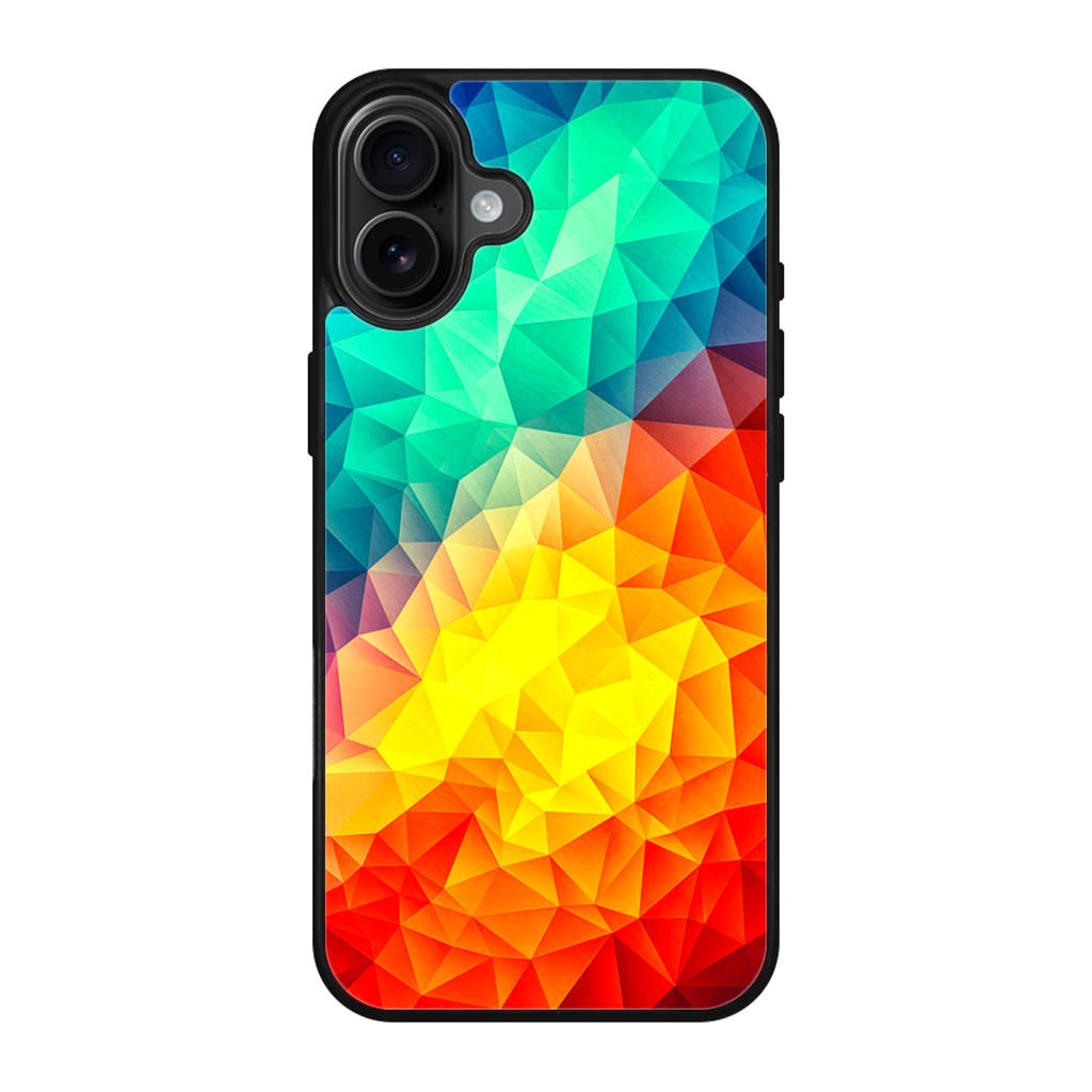 Abstract Multicolor Cubism Painting iPhone 17 Case