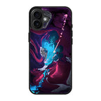 Abstract Purple Blue Art iPhone 17 Case