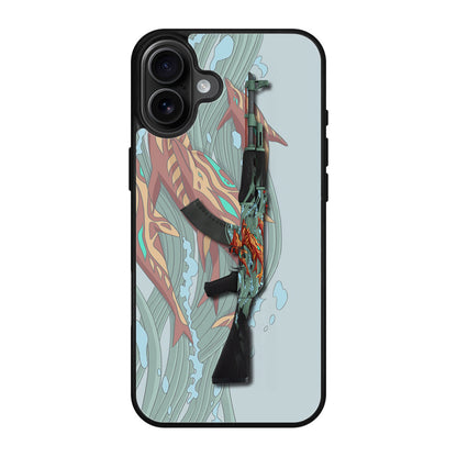 AK-47 Aquamarine Revenge iPhone 17 Case