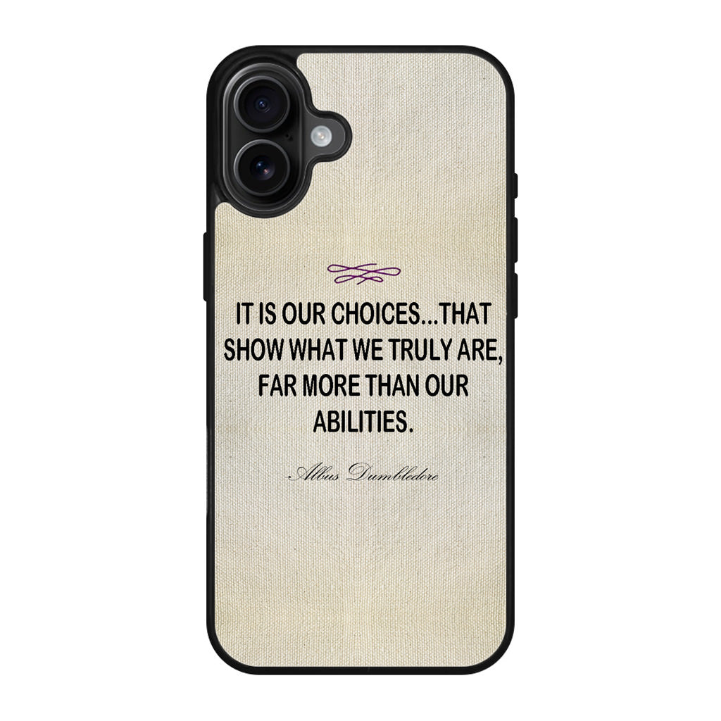 Albus Dumbledore Quote iPhone 17 Case