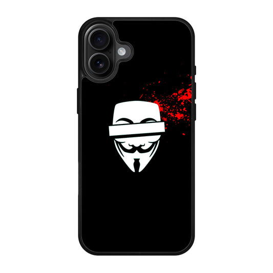 Anonymous Blood Splashes iPhone 17 Case