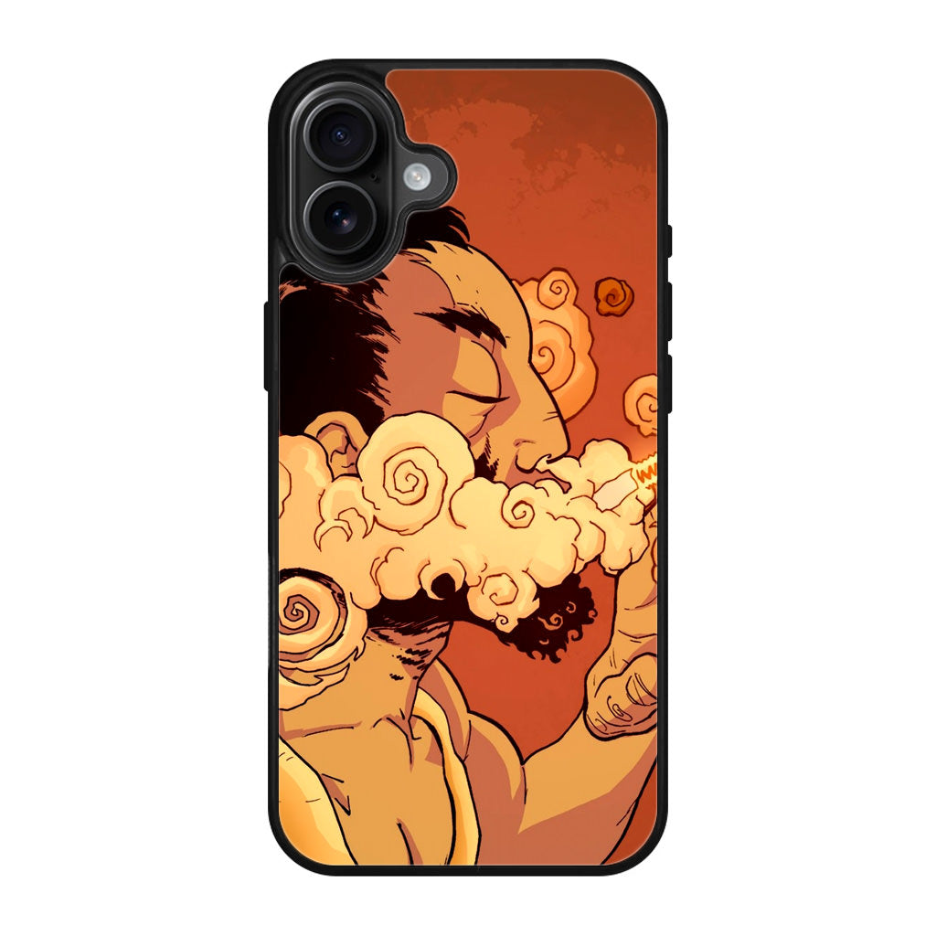 Artistic Psychedelic Smoke iPhone 17 Case