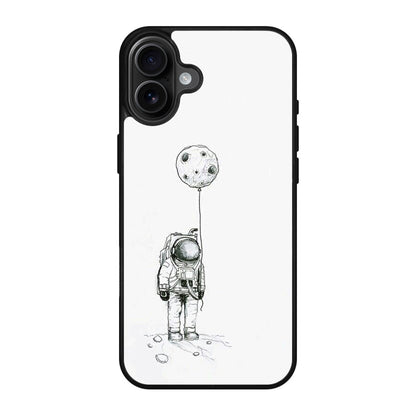 Astronaut Moon Balloon iPhone 17 Case
