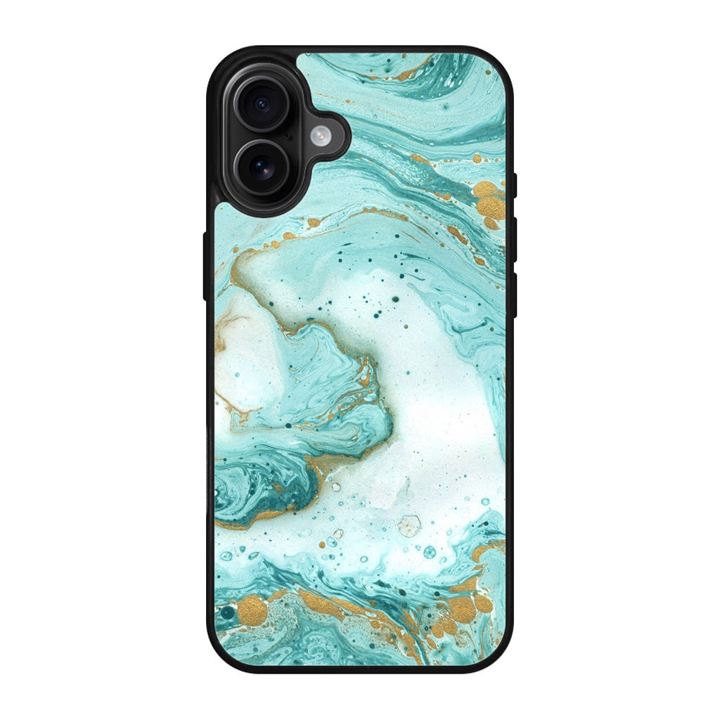 Azure Water Glitter iPhone 17 Case
