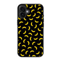 Bananas Fruit Pattern Black iPhone 17 Case