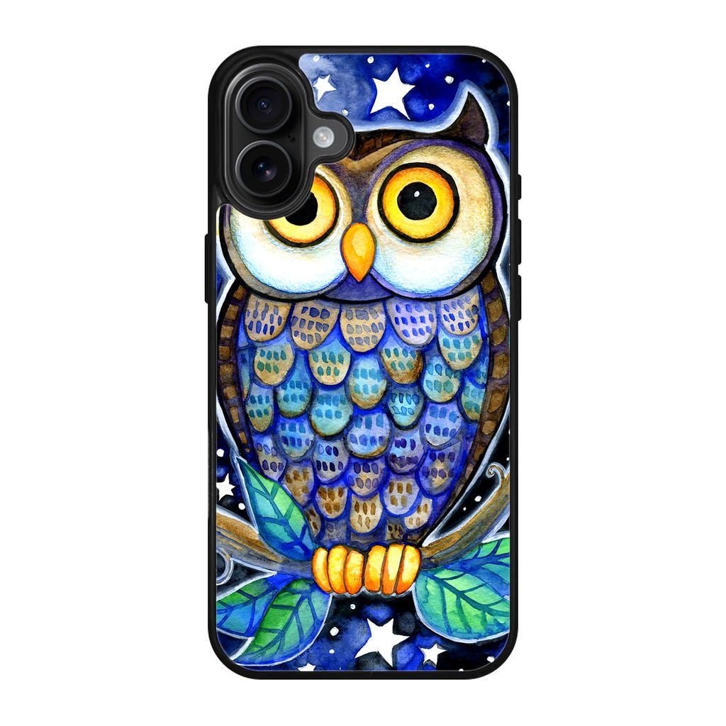 Bedtime Owl iPhone 17 Case