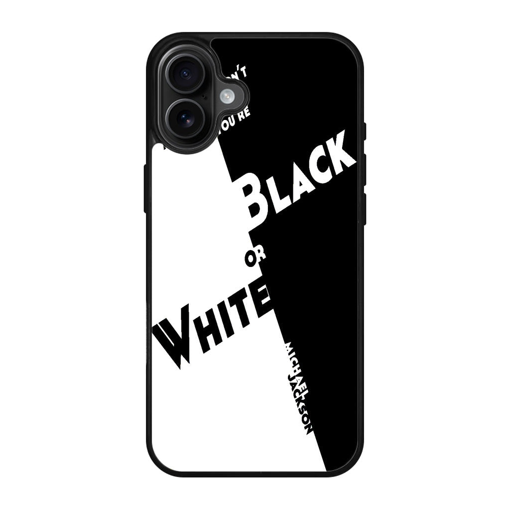 Black Or White Michael Jackson iPhone 17 Case